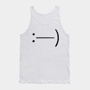 Vintage Smiley Face Emoticon (v2) Tank Top